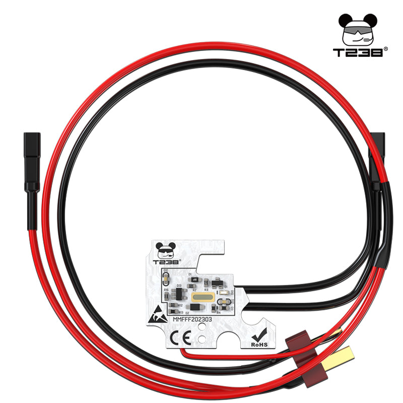 T238 Rhino Programable ETU MOSFET Protección de sobrecalentamiento de frenado activo para Airsoft KWA 2.5/3.0