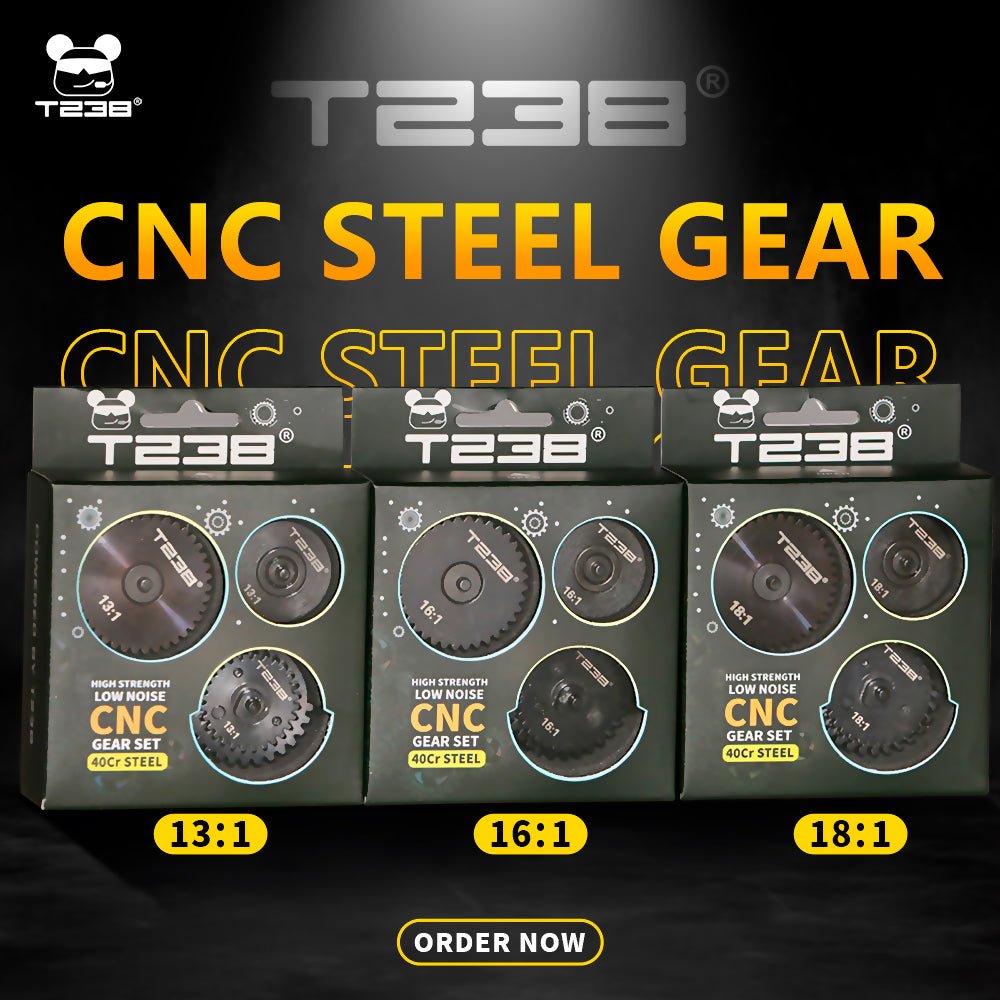 T238 AEG Spiral Gear Set Pro EditionT238