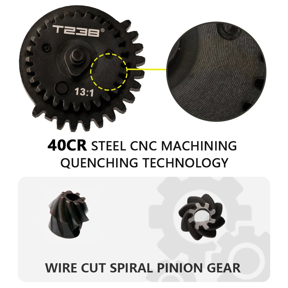 T238 AEG Spiral Gear Set Pro EditionT238