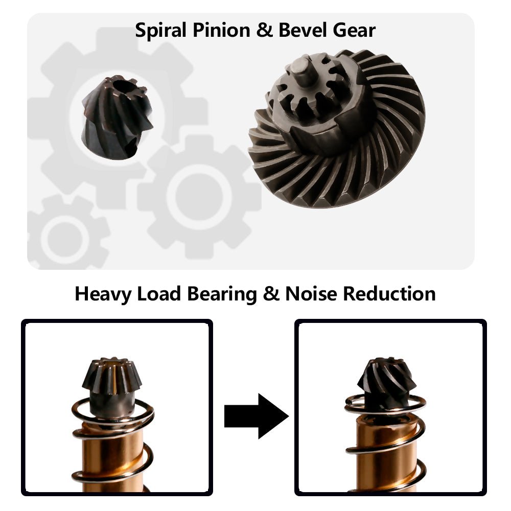 T238 AEG Spiral Gear Set Pro Edition