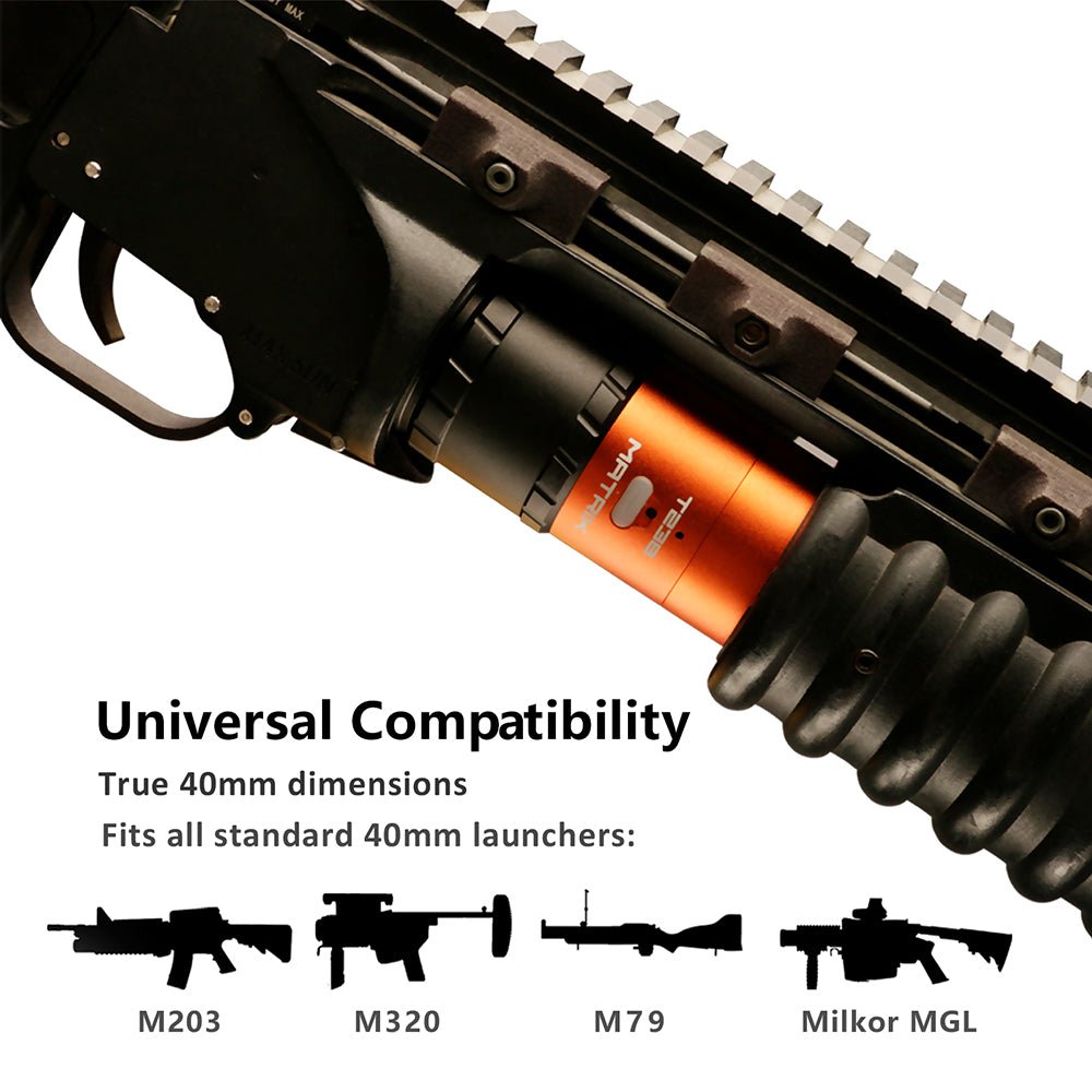 T238 MATRIX 40mm Tracer AIRSOFT Grenade (Gas - Powered Tactical Trainer)T238