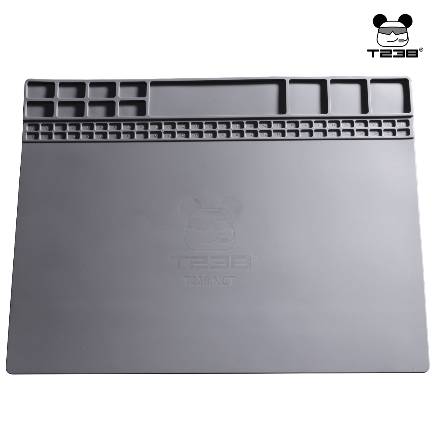 T238 Pistol Gun Cleaning Silicone Mat – Heavy - Duty Anti - Slip Rubber Tech Mat for Efficient Firearm MaintenanceT238