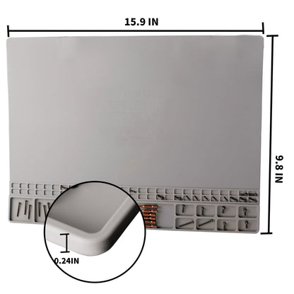 T238 Pistol Gun Cleaning Silicone Mat – Heavy - Duty Anti - Slip Rubber Tech Mat for Efficient Firearm MaintenanceT238