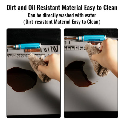 T238 Pistol Gun Cleaning Silicone Mat – Heavy - Duty Anti - Slip Rubber Tech Mat for Efficient Firearm MaintenanceT238