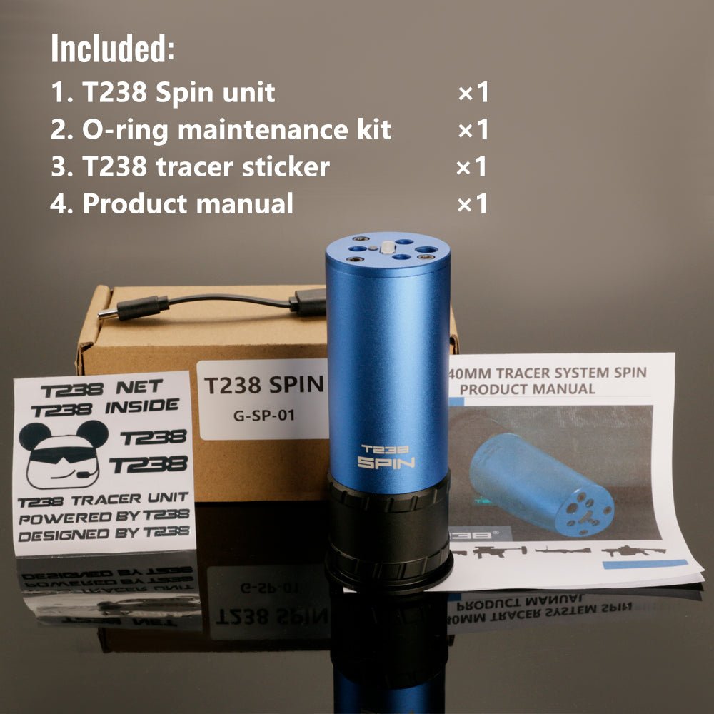 T238 SPIN 40mm Tracer GrenadeT238
