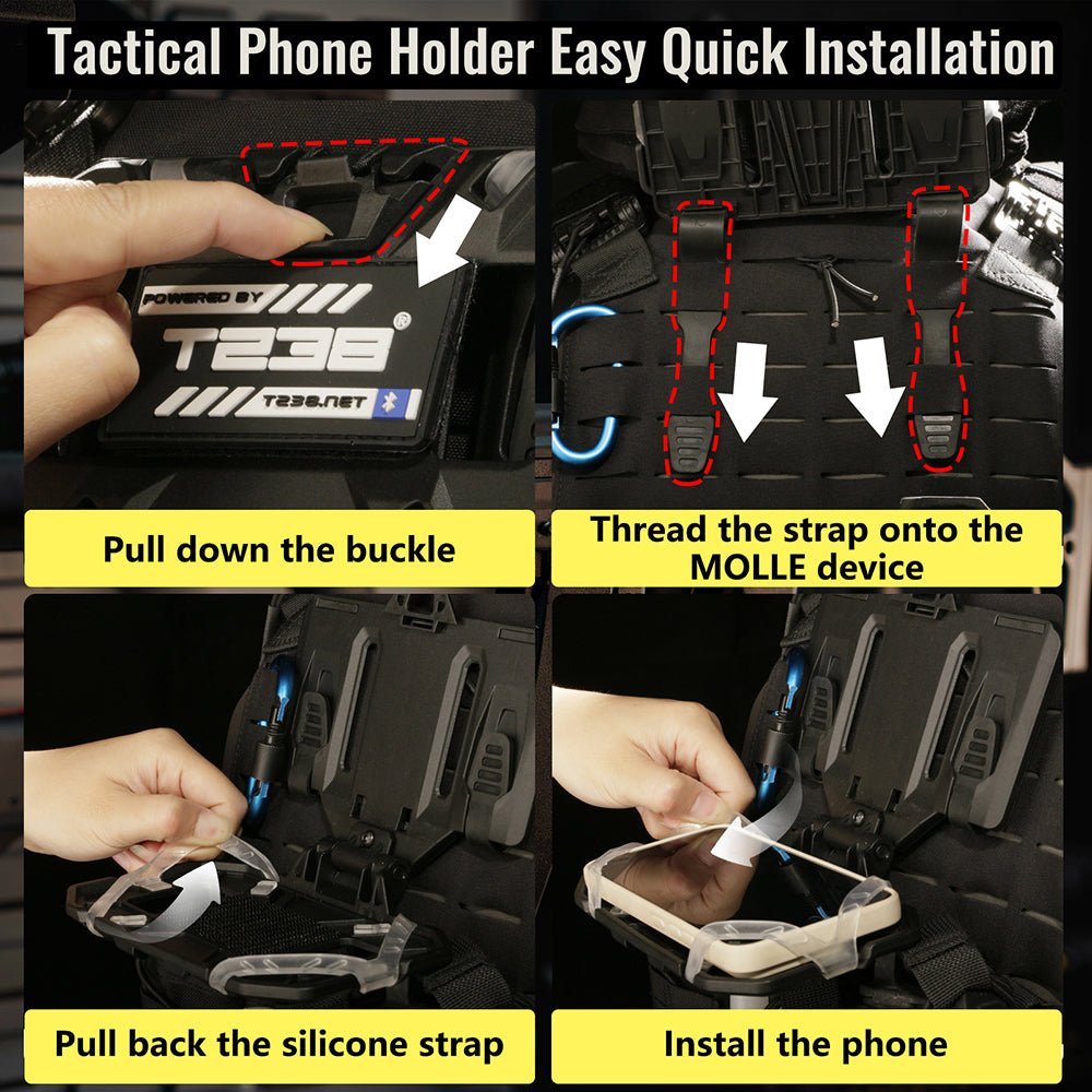 T238 Tactical Phone HolderT238