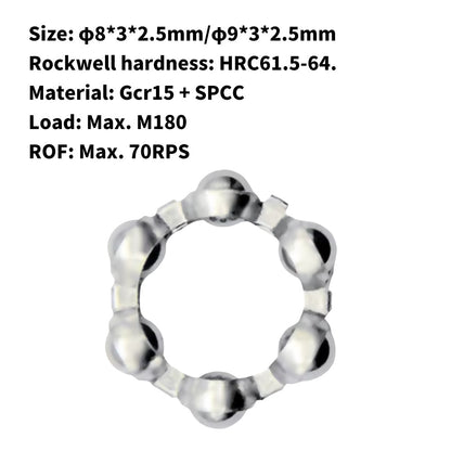 T238 J - Caged Deep Groove Ball BearingT238