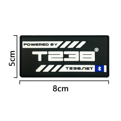 T238 Metal Sticker BadgeT238