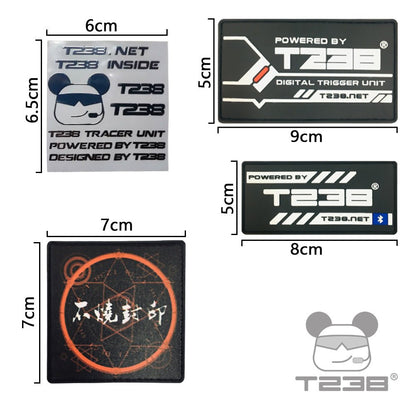 T238 Metal Sticker BadgeT238