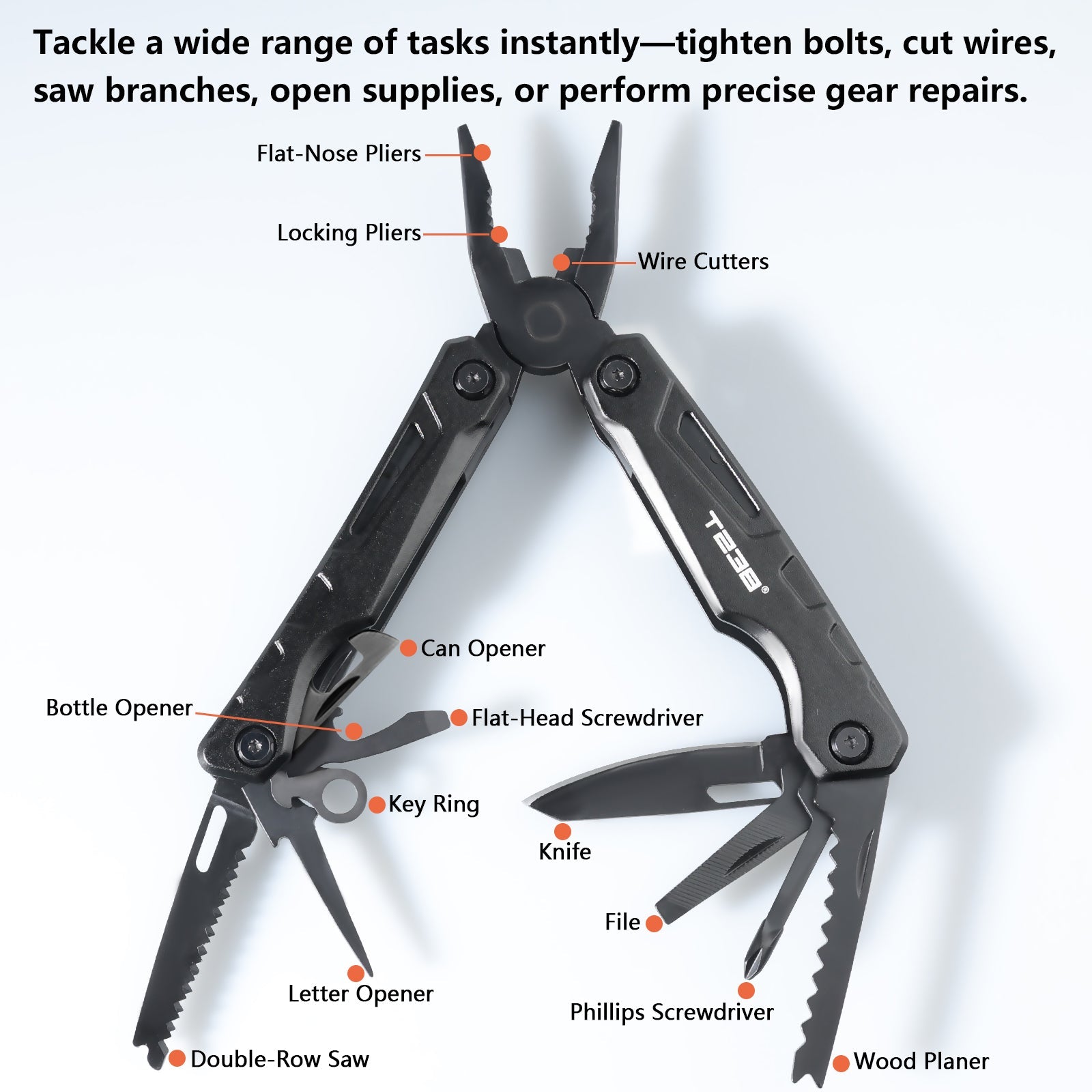 T238 Multi - Function Folding PliersT238