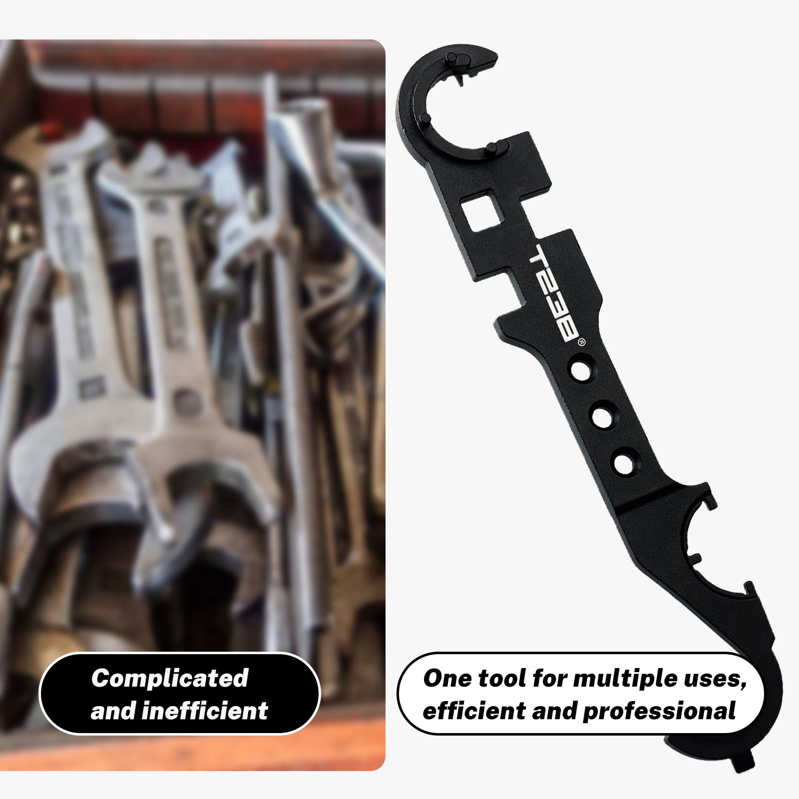 T238 Outdoor Field Multi - Functional Tactical WrenchT238