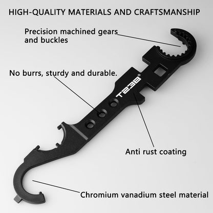 T238 Outdoor Field Multi - Functional Tactical WrenchT238