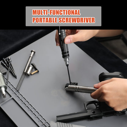 T238 Professional Black Titanium Screwdriver Set - 6 - Piece - Professional GradeT238