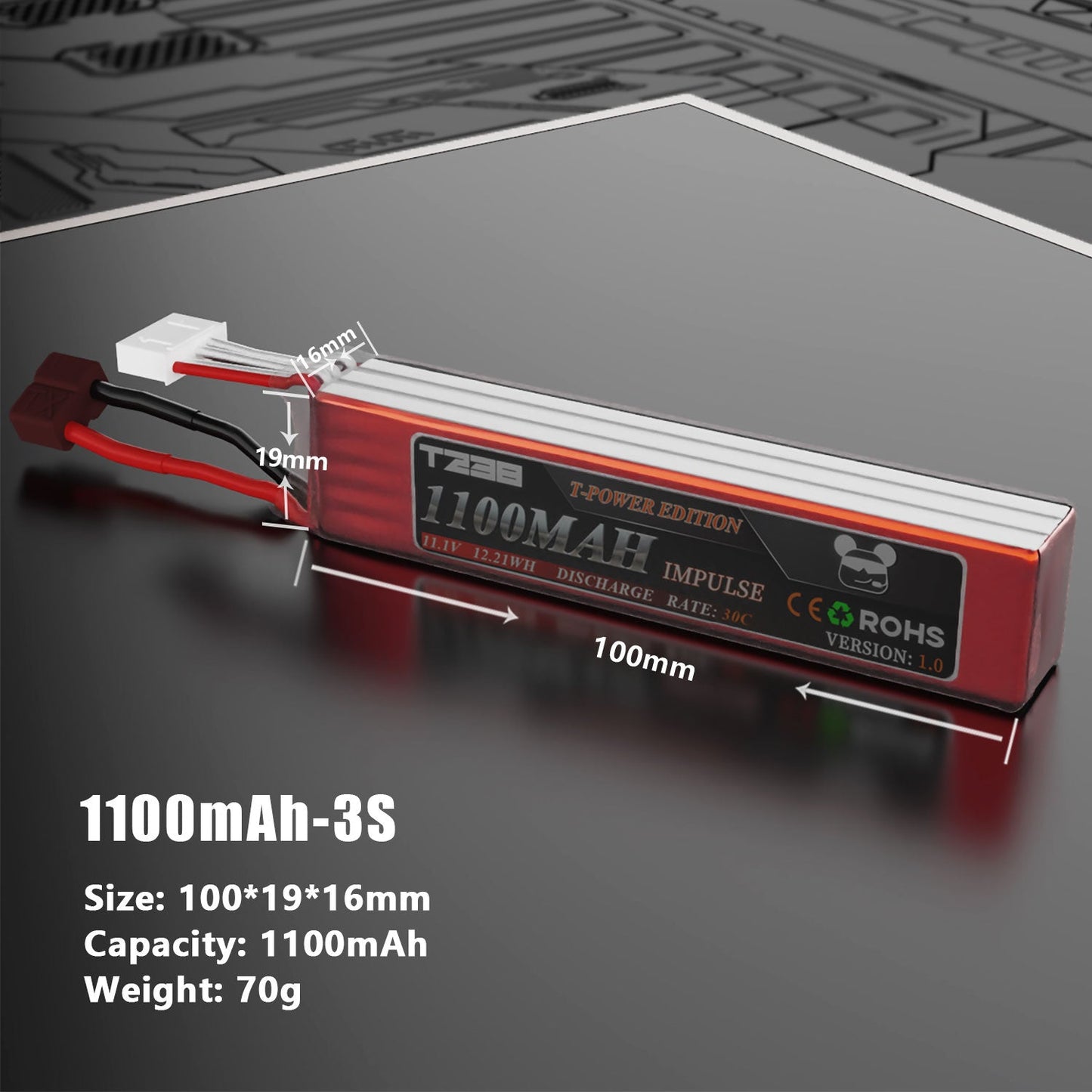 T238 Ultra Performance Airsoft lipo BatteryT238
