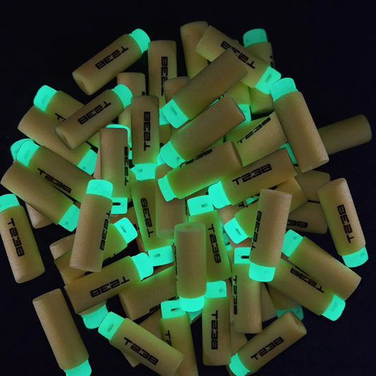 Recarga de espuma de trazadora Lancas verdes brillantes para la serie Nerf